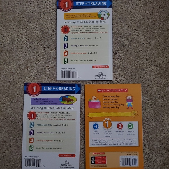 Three Early Reading Books Theme Dogs - Picture 2 of 2